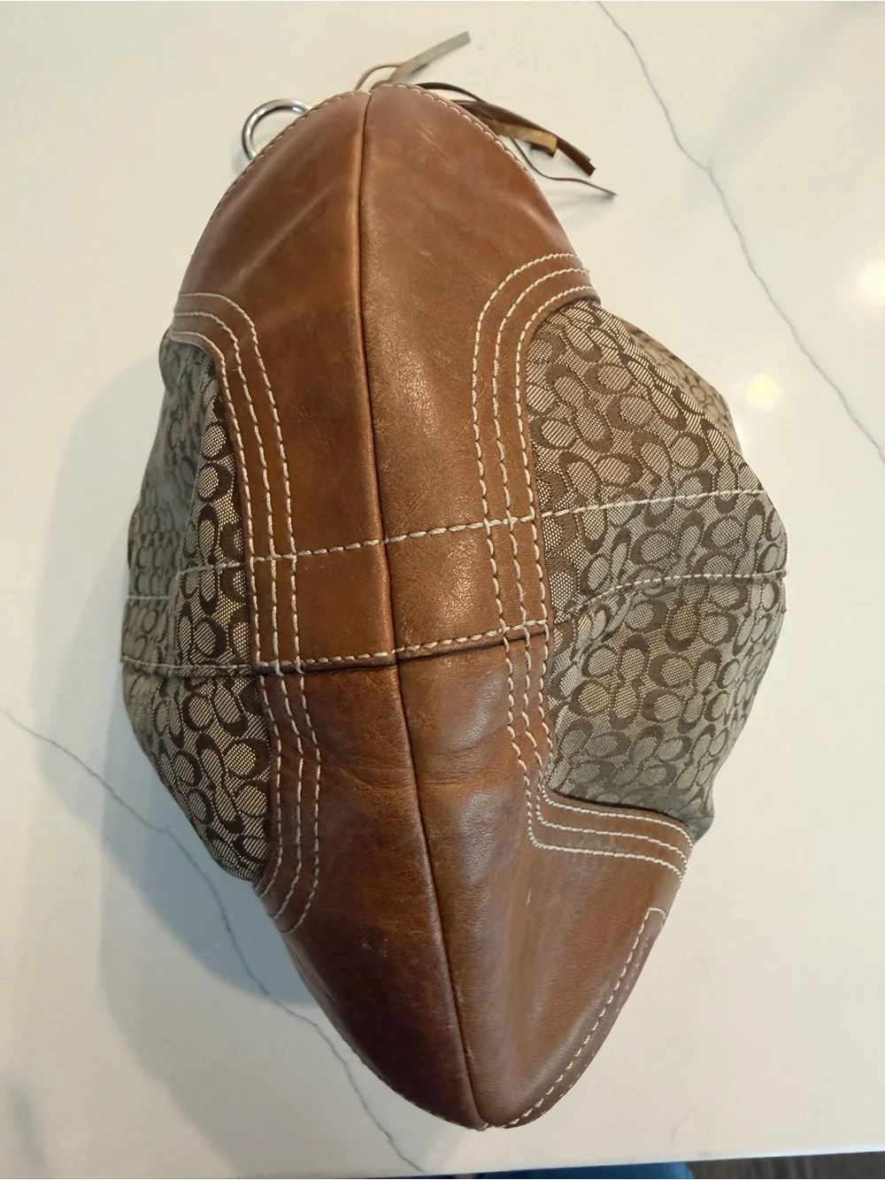 Coach Vintage Y2K Signature Hobo Handbag